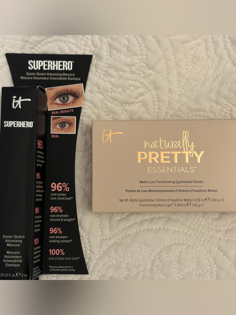 It Cosmetics - Shadow Pallet and Mascara